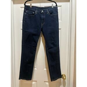 Levi's 511 Men's Blue Jeans 34x30 (Measures 34x28) Button Zipper Western